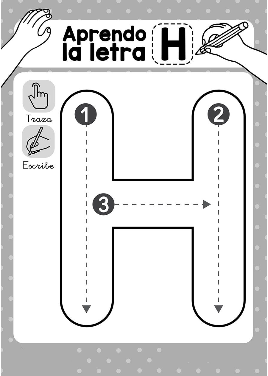 Fichas de la H mayúscula 2