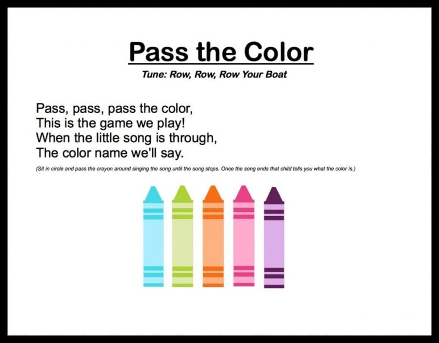 Canciones y actividades para aprender los colores en inglés 3
