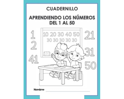 Fichas de números del 1 al 50