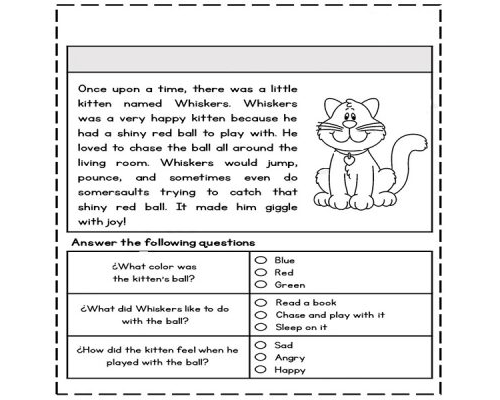 Fomento de la comprensión lectora en inglés a través de las fichas 2