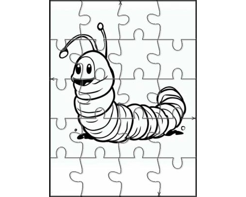 Fichas de gusanos para imprimir 3