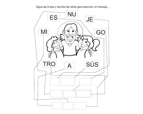 Fichas de Jesús para imprimir 2