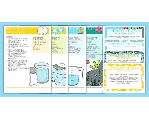 Actividades prácticas y experimentos científicos en fichas de ciencias naturales 2