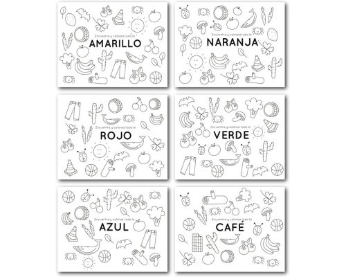 Actividades y ejercicios para aprender los colores primarios 2