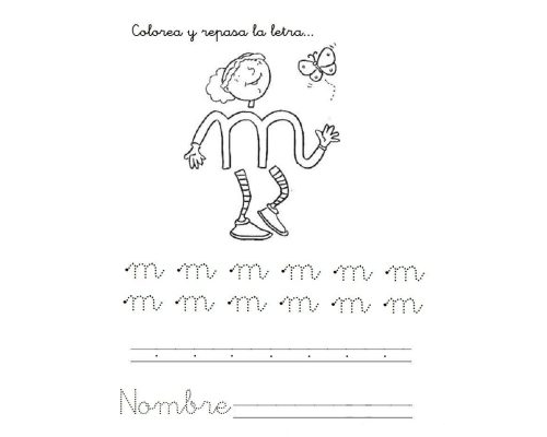 Fichas de la M minúscula 3