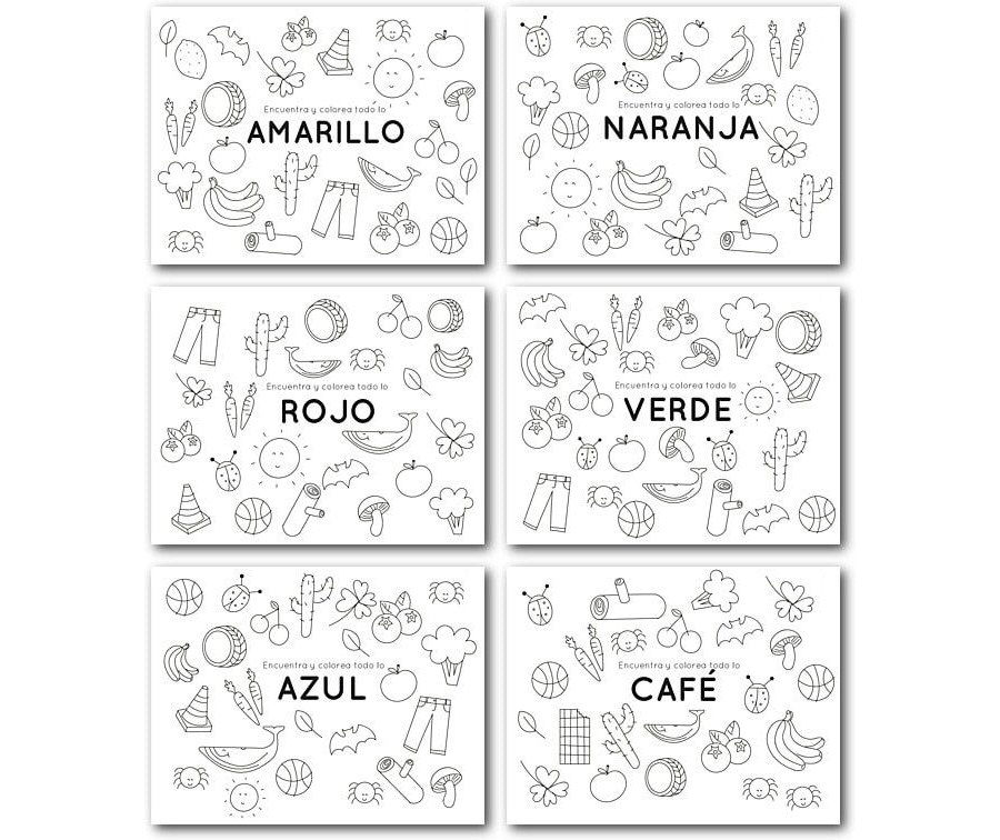 Actividades y ejercicios para aprender los colores primarios 2