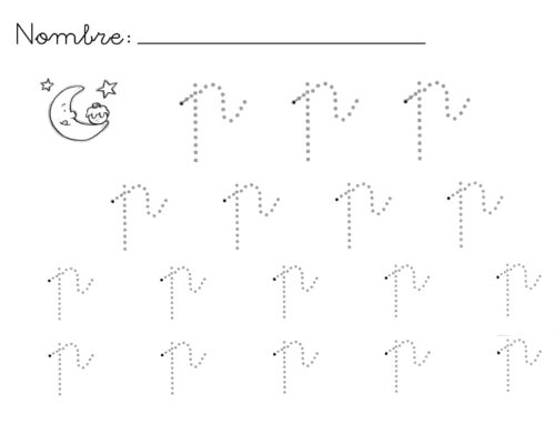 fichas de la p minúscula 2