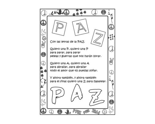Fichas para el Día de la Paz