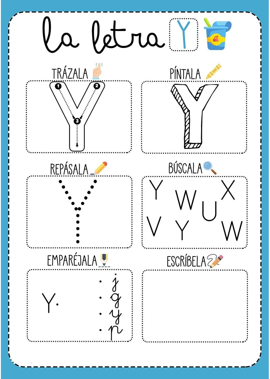 Fichas de la Y mayúscula 2