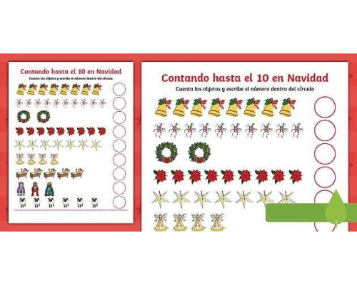 Aplicación de los números ordinales en actividades de Navidad 3