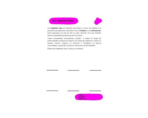 Fichas de color magenta para escribir 2