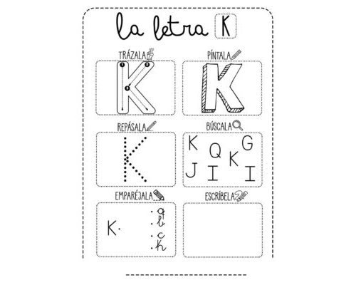 Fichas de la K
