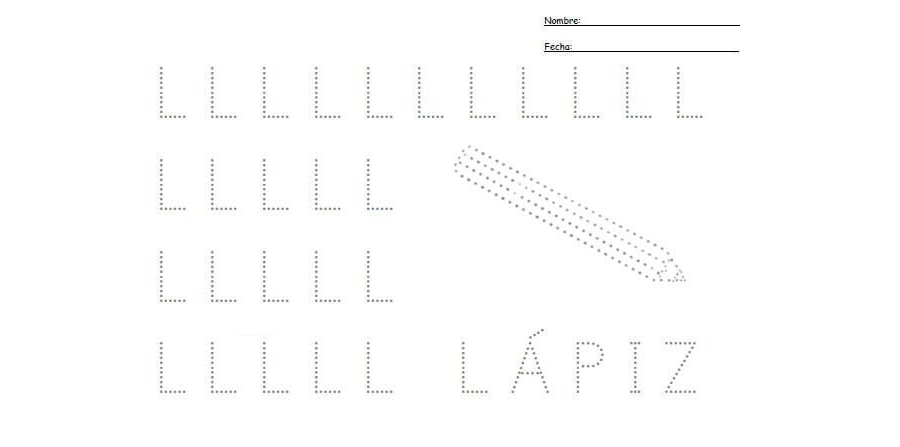 Fichas de la "L" mayúscula 3