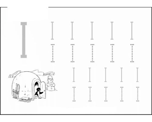 Fichas de la I mayúscula 1