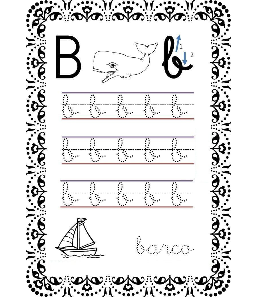 Fichas de la b minúscula 3
