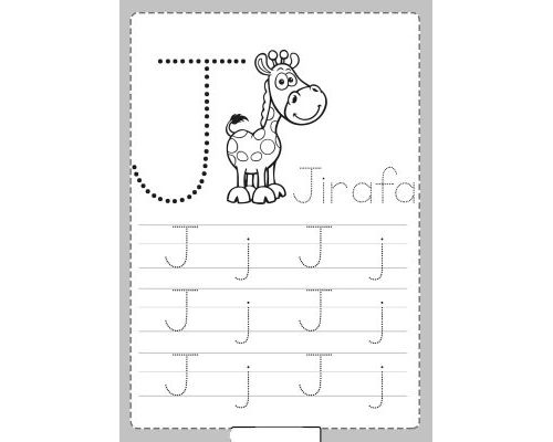 Fichas de la J mayúscula 2