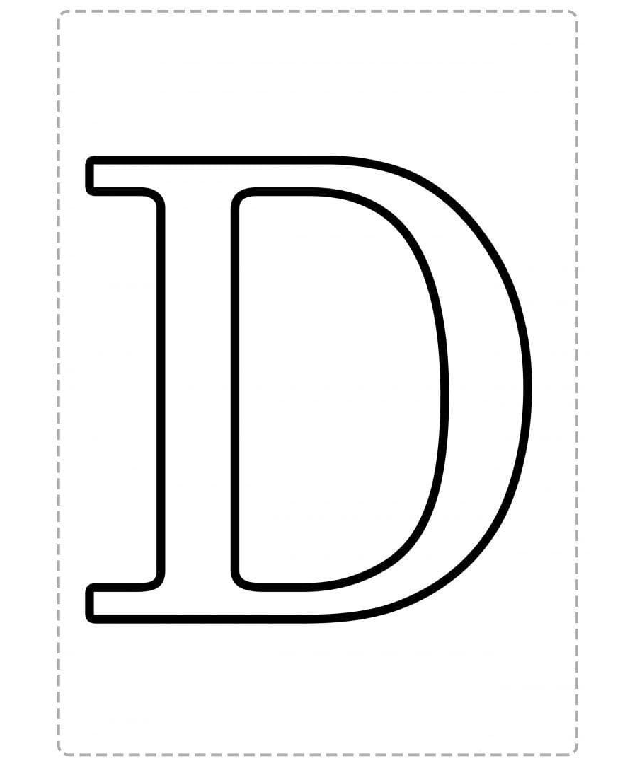 Fichas de la D mayúscula 2