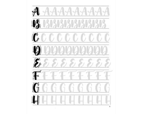 Aprender diferentes estilos de letra 2