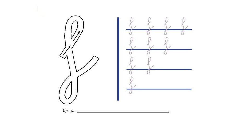 Fichas de la f minúscula 3