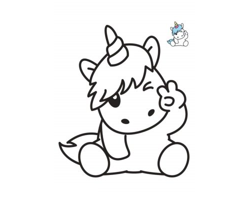 Fichas de unicornios para imprimir 3