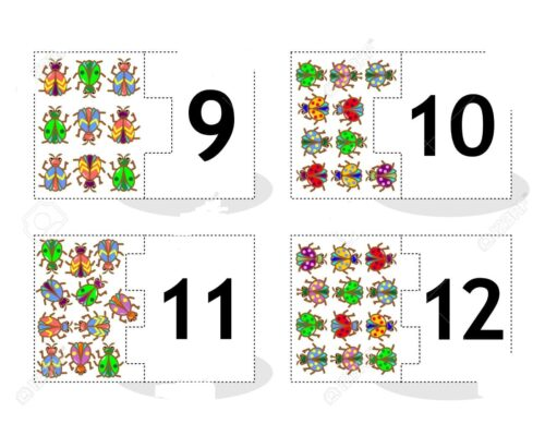 Fichas de escarabajos para imprimir 1