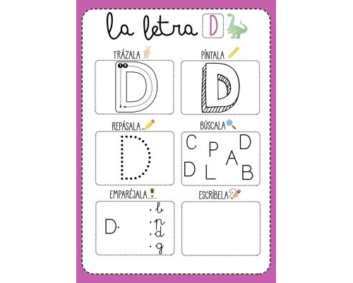 Fichas de la D mayúscula 1