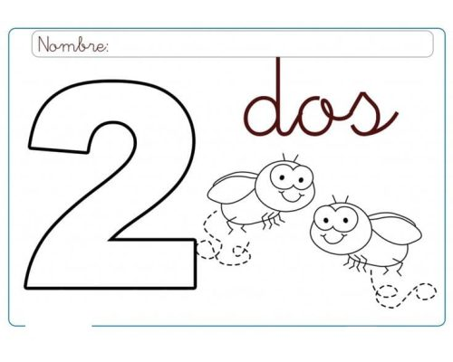Actividades prácticas para aprender con fichas de número 2 3