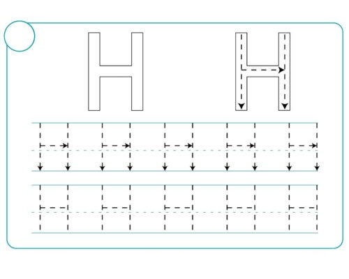 Fichas de la H mayúscula 1