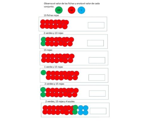Enlace entre las matemáticas y el arte con las fichas de colores 3