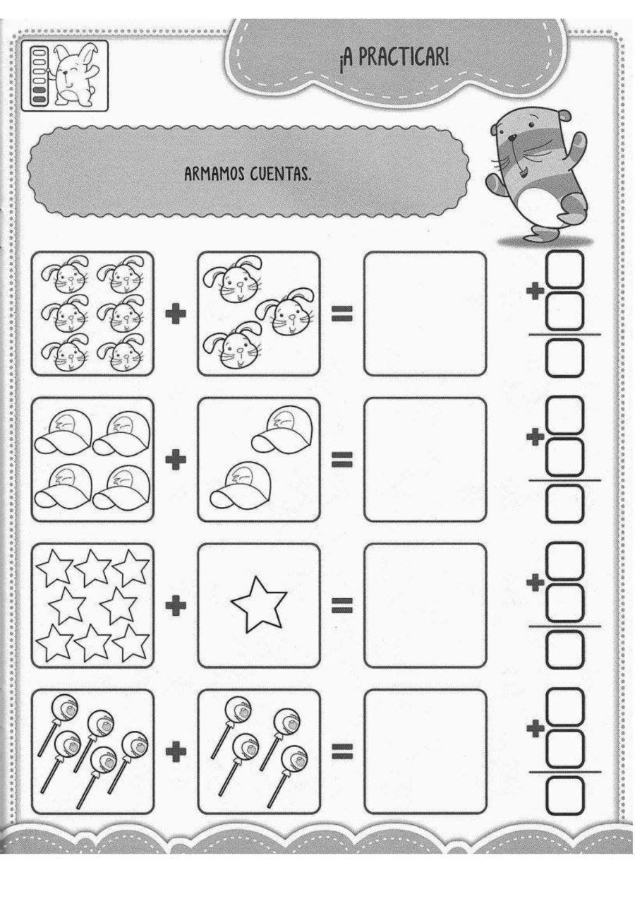 Fichas de Matemáticas 1 Primaria para el Aula 1