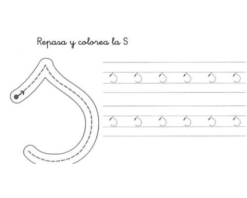 Fichas de la s minúscula 2