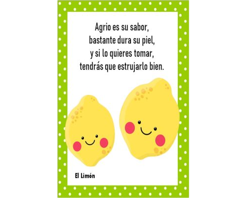 Juegos y adivinanzas relacionados con frutas y verduras 3