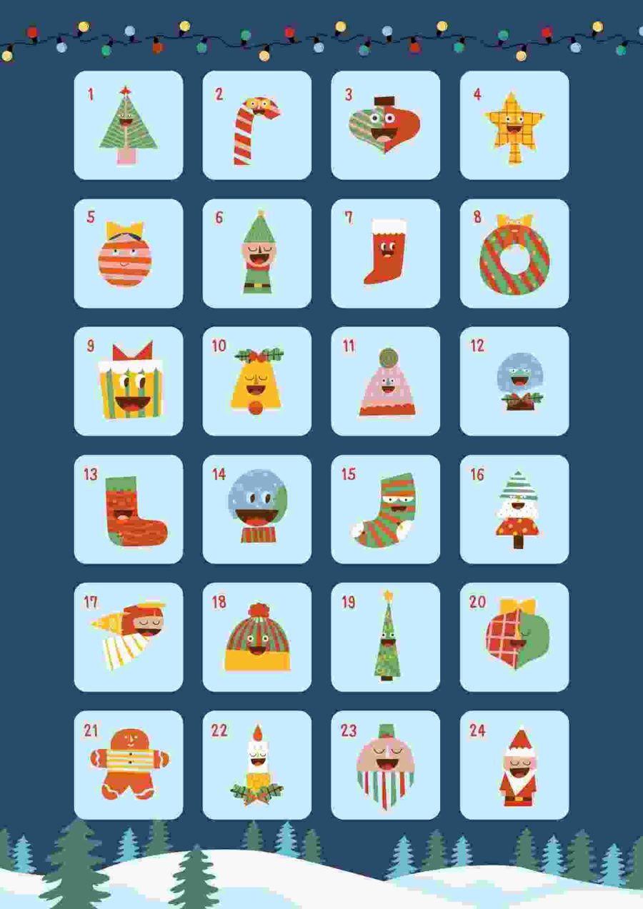 Fichas de navidad con juegos 2