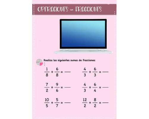 Problemas de suma y resta de fracciones 1