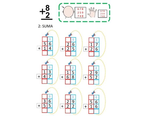 Ejercicios de sumas con llevadas 2