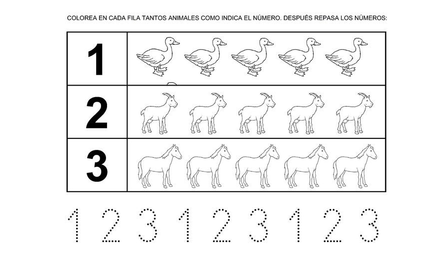 Actividades para colorear y aprender sobre animales 2