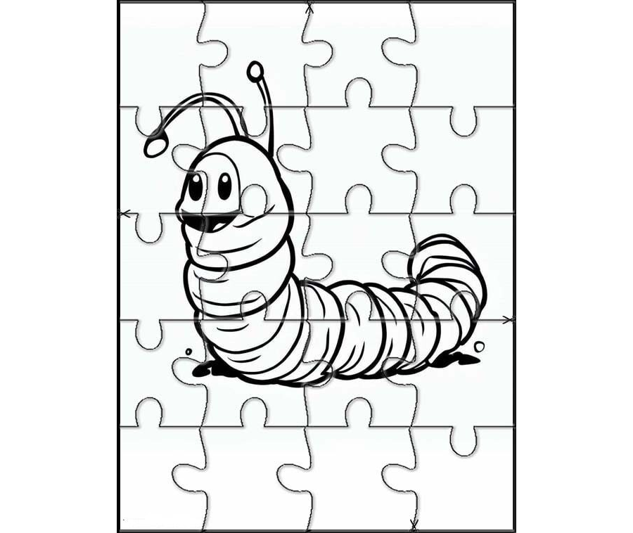 Fichas de gusanos para imprimir 3