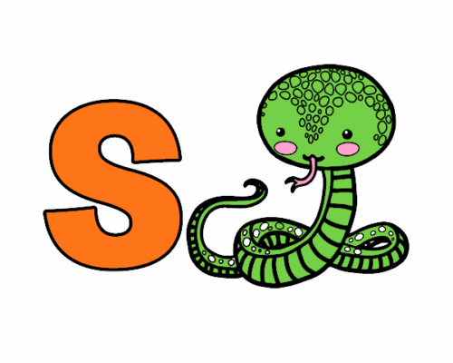 Fichas de serpientes para imprimir 2
