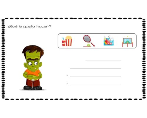 Fichas de escritura creativa Halloween 1