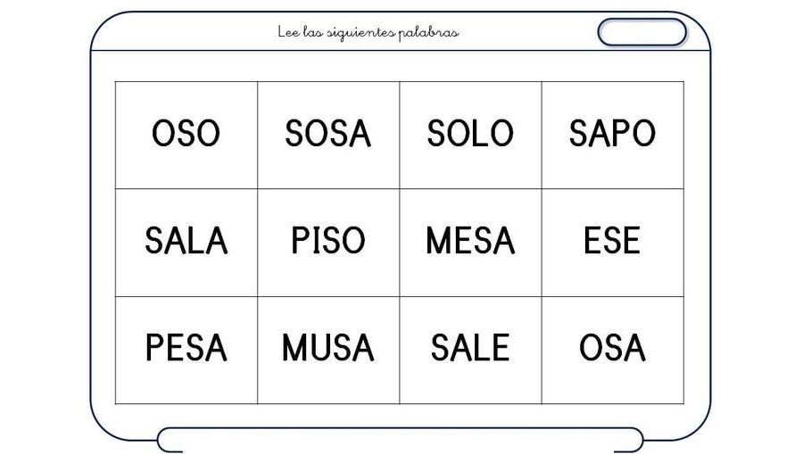 Fichas de consonantes para imprimir 3