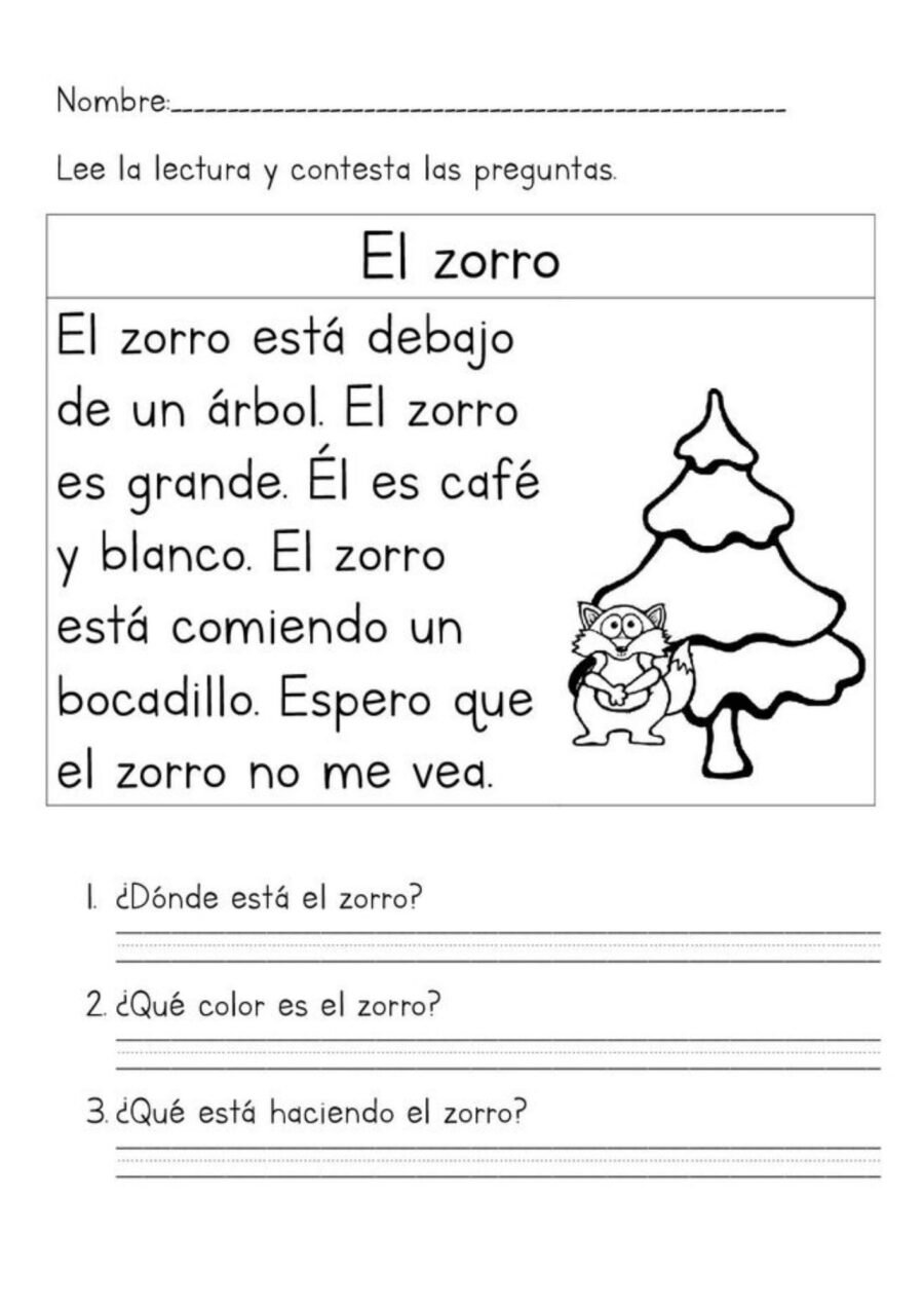 Fichas Lengua 2 Primaria Comprensión 3