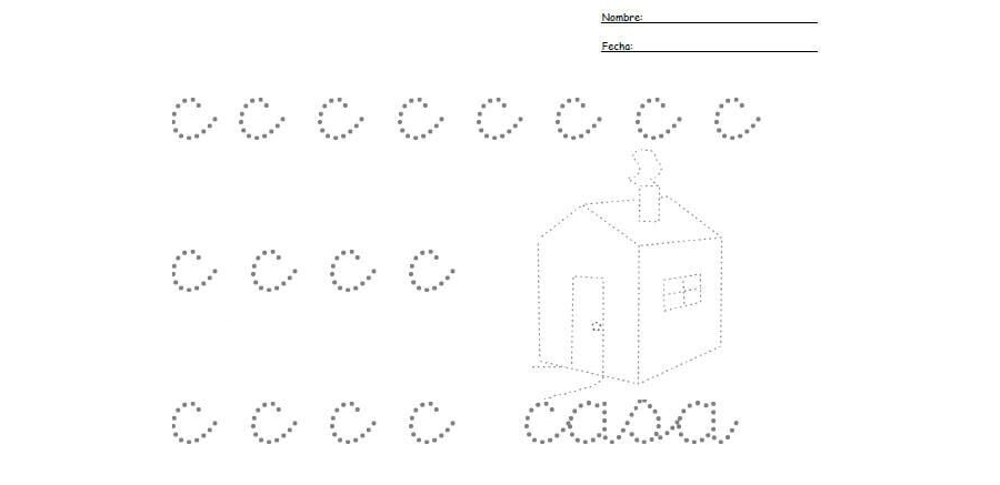 Fichas de la c minúscula 1