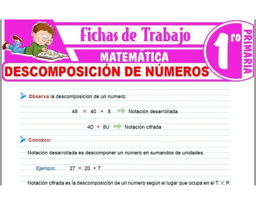 Concepto de descomposición de números 1