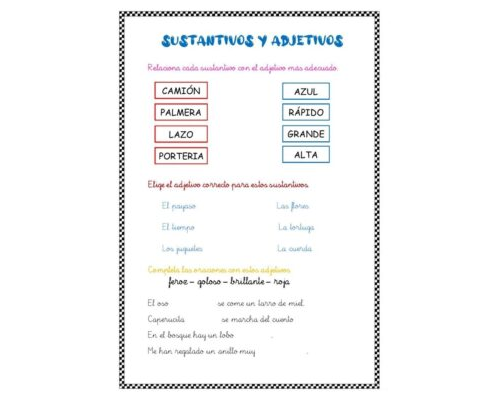 Relación con los adjetivos 3