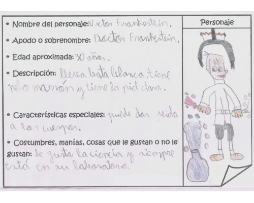 Historial y objetivos del personaje 3