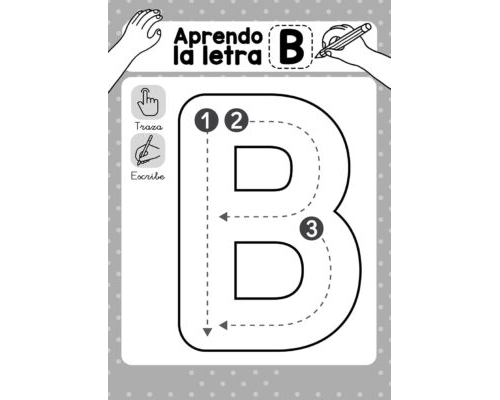 Fichas de la B mayúscula 1