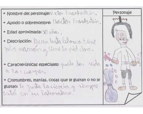 Historial y objetivos del personaje 3