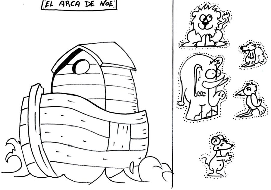 Fichas del arca de Noé para imprimir 3