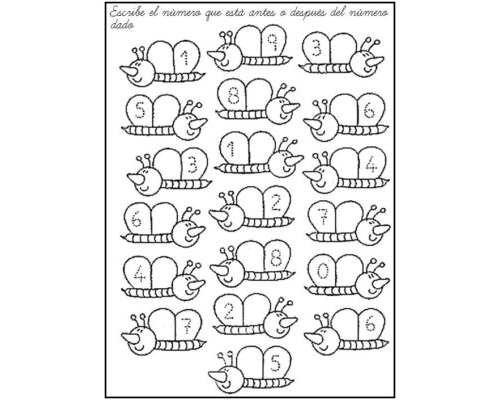 Reforzamiento de la secuencia numérica y el conteo 2