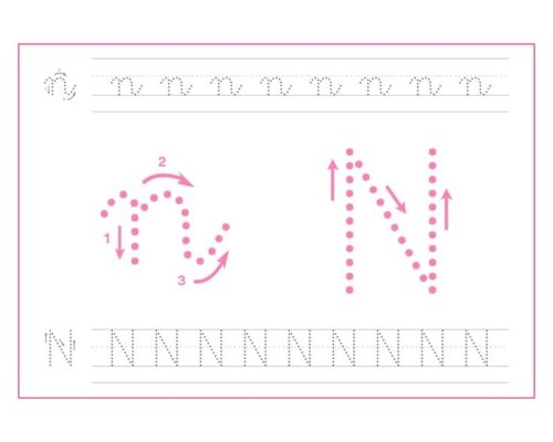 Fichas de la n minúscula 2